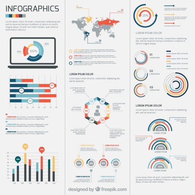 Template infografica