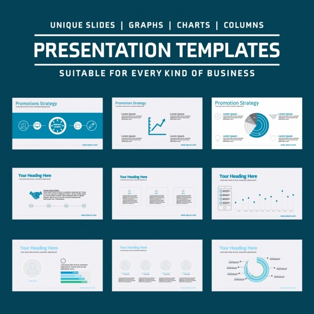 Free vector infographic templates design