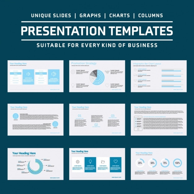 Free vector infographic templates design