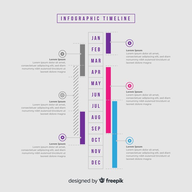 Infographic Timeline Concept