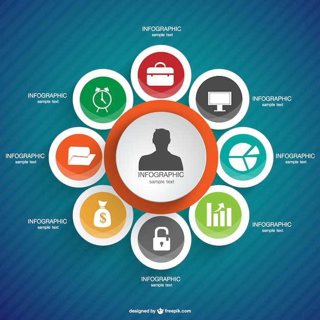 Business Elements Infographic Free Vector Download