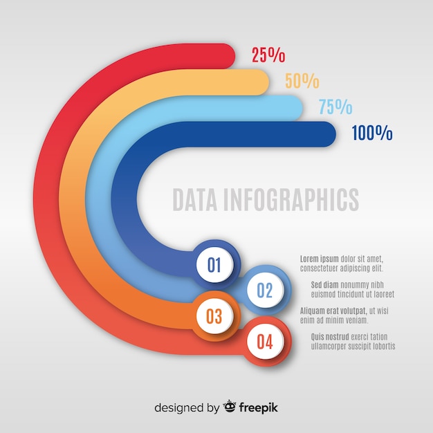 Free vector infographic