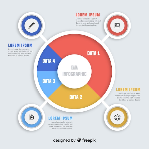 Free vector infographic