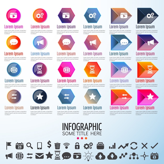 Шаблон дизайна Инфографики