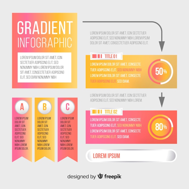 Vettore gratuito infografica