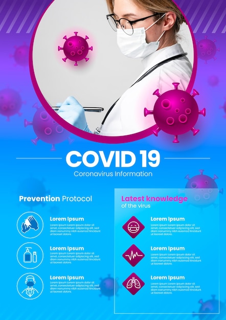 Informative coronavirus flyer