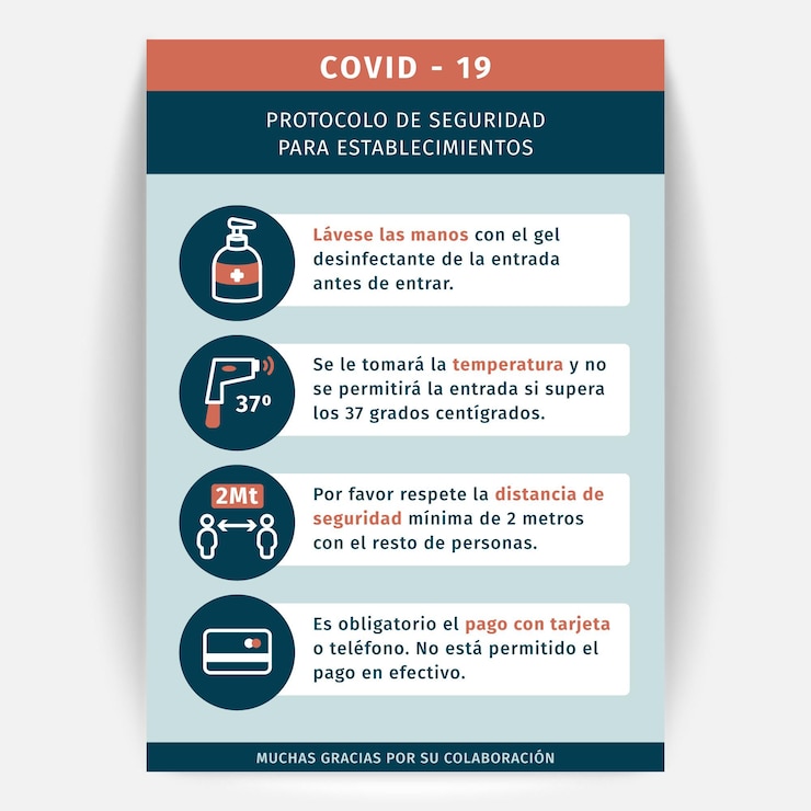 Free Vector informative coronavirus poster