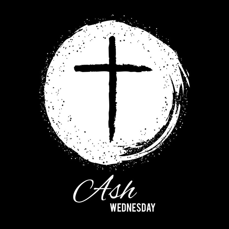 Free Vector ink ash wednesday