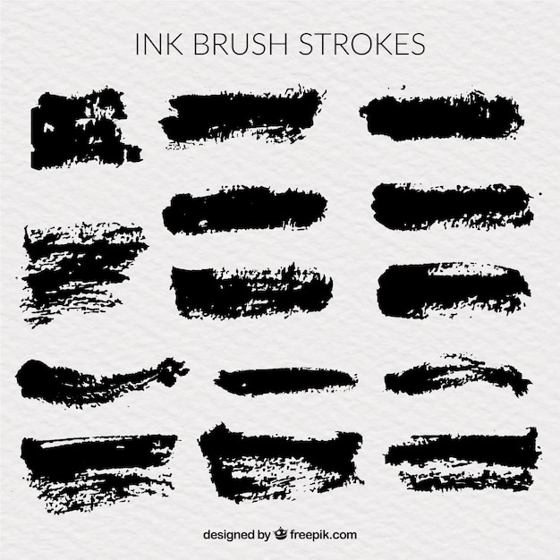 Ink brush pack