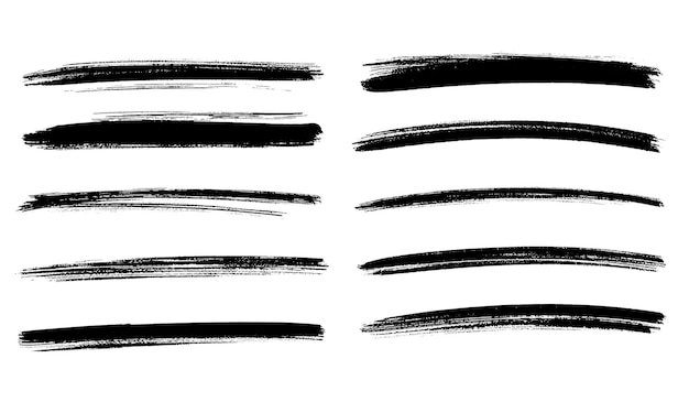 ink brush strokes collection