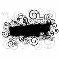 Free vector ink swirls background