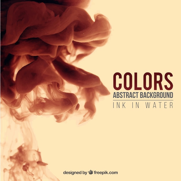 Ink in water