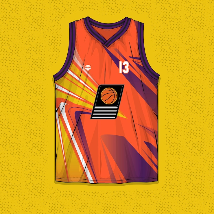 Free Vector innovative basketball jersey sublimation patterns personalized basketball apparel for peak performan
