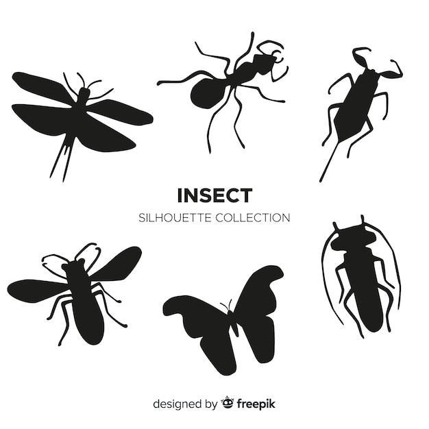 昆虫シルエットコレクション