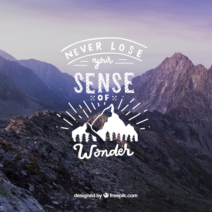 Free Vector inspirational lettering background