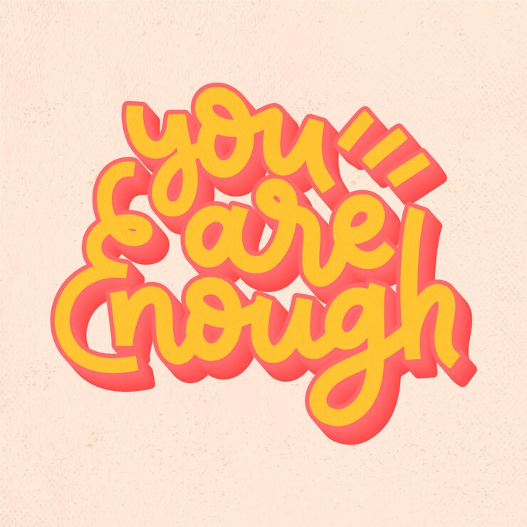 Free Vector inspirational message lettering 70s style