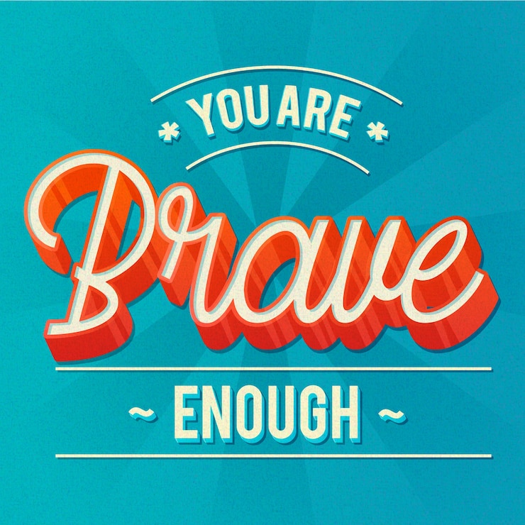 Free Vector inspirational typography in vintage style