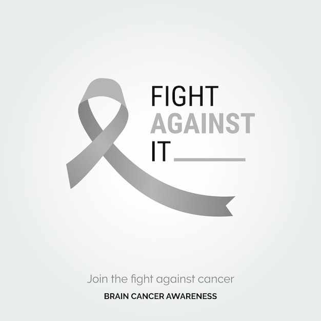 Inspire change with a background of hope brain cancer