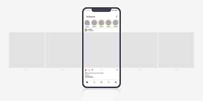 Vettore gratuito interfaccia carosello di instagram