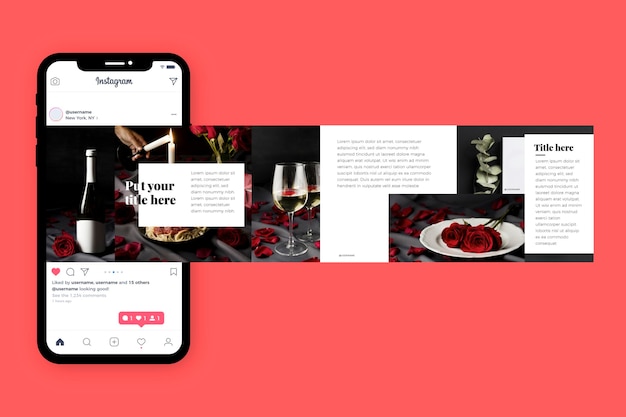 Instagram carousel templates