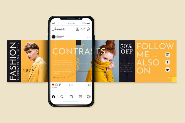 Instagram carousel templates