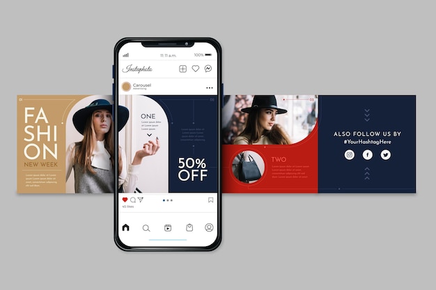 Instagram carousel templates