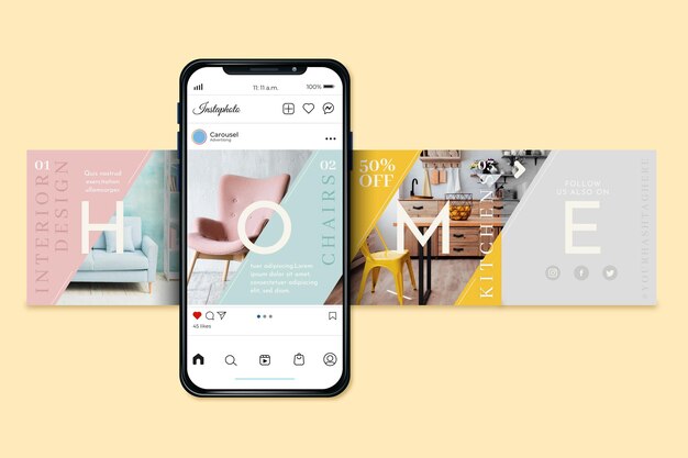 Instagram carousel templates