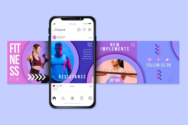 Instagram carousel templates