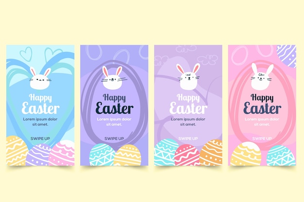 Instagram easter day stories set