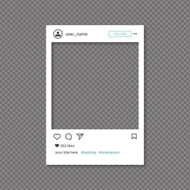 Instagramフレームテンプレート