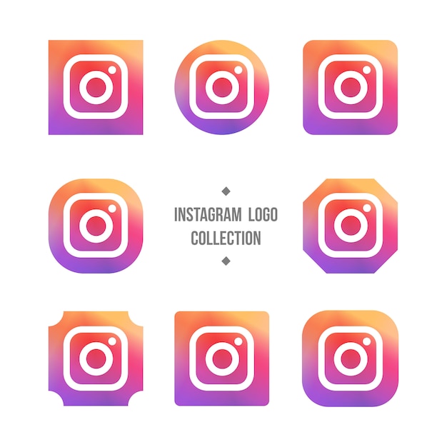 Download Free Download This Free Vector Instagram Logo Collection Use our free logo maker to create a logo and build your brand. Put your logo on business cards, promotional products, or your website for brand visibility.