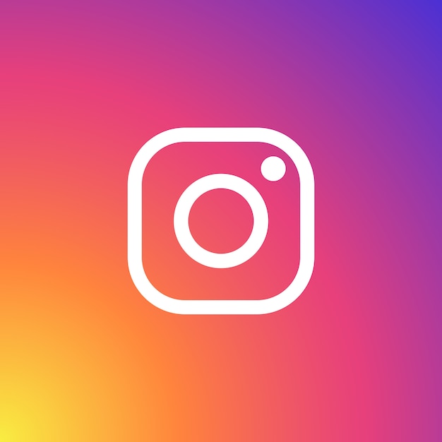 Бесплатное векторное изображение Логотип instagram