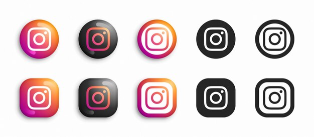 Instagramテンプレート男性アイコンによるビデオフレーム プレミアムベクター