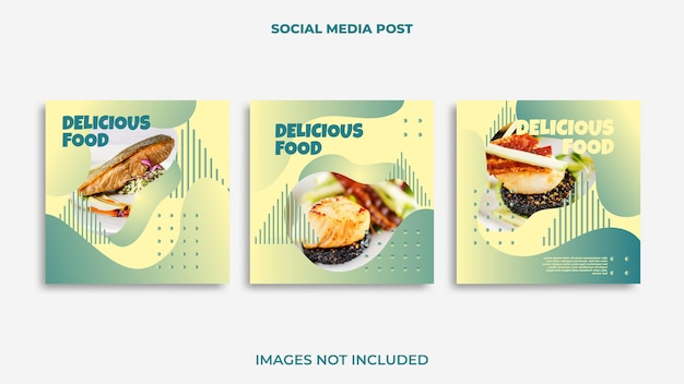 Instagram пост дизайн еда