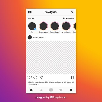 Download Instagram Mockup Vectors, Photos and PSD files | Free Download