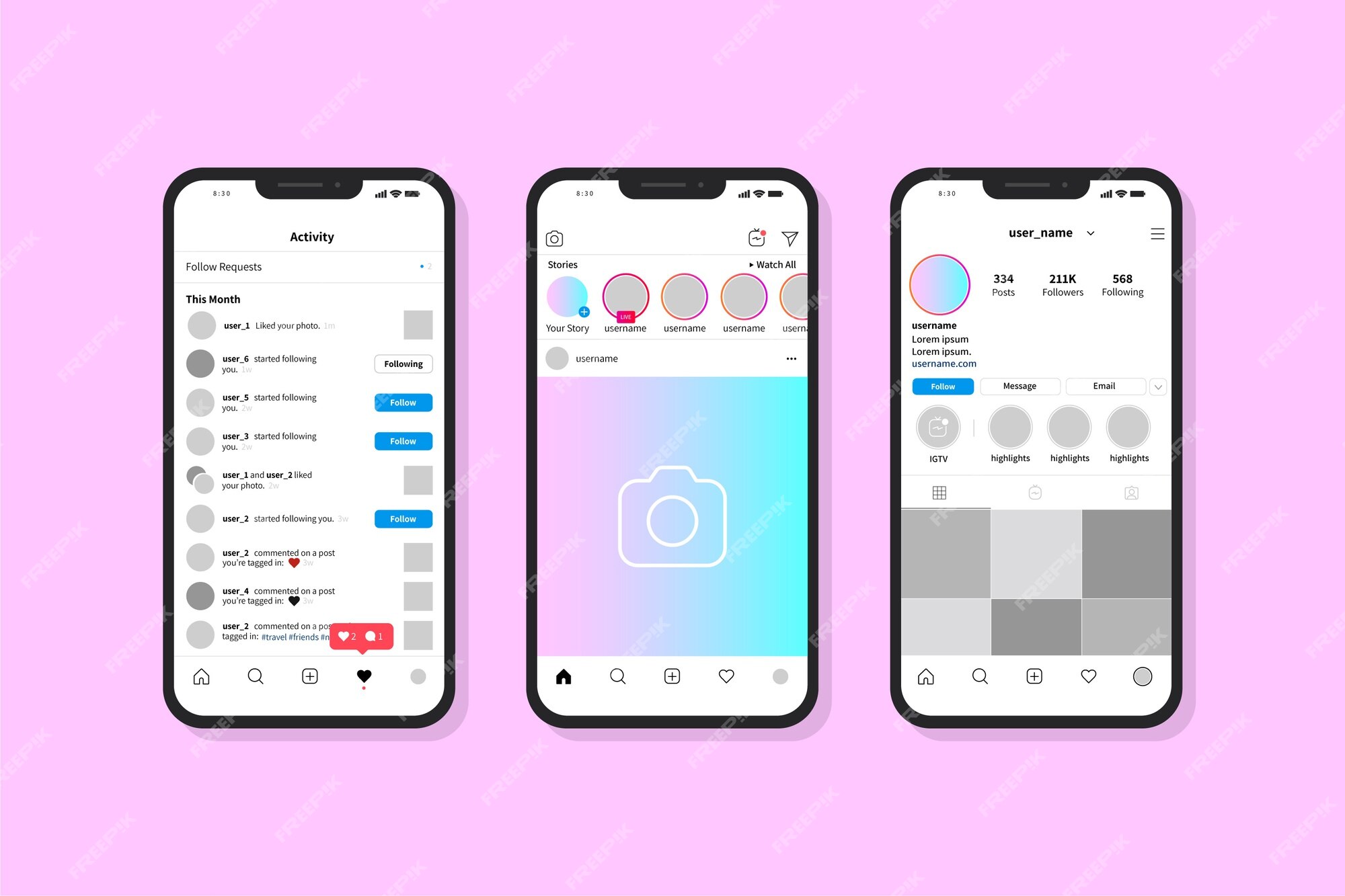 Bạn đang tìm kiếm cách đổi mới trang cá nhân của mình trên Instagram? Hãy tham khảo Instagram profile template của chúng tôi để thêm điểm nhấn và sáng tạo cho trang cá nhân của bạn!