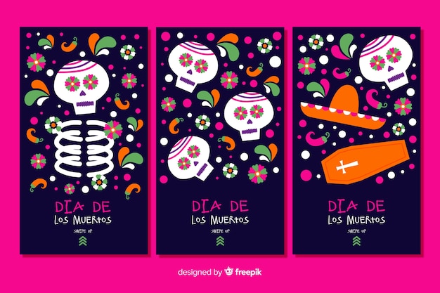 Instagram stories collection day of the dead