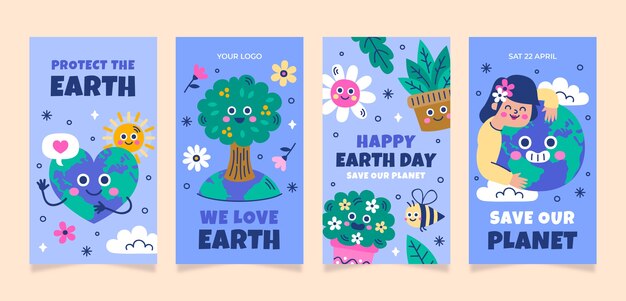instagram stories collection for earth day celebration