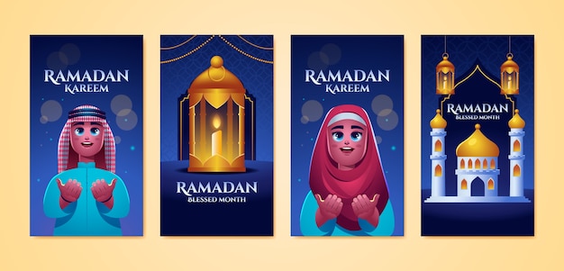 Instagram stories collection for islamic ramadan celebration