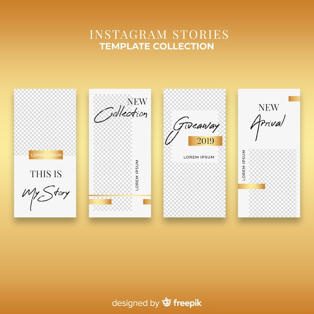 Instagram stories template