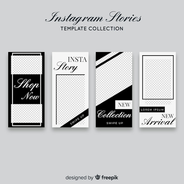 Instagram stories template