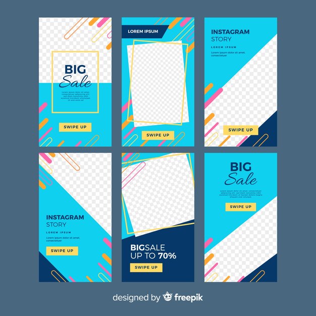 instagram stories template