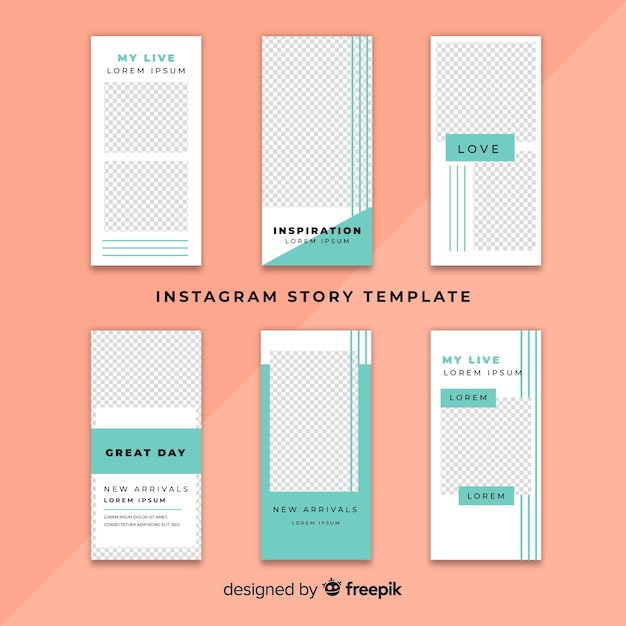 Instagram stories template