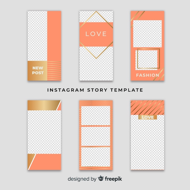 Instagram stories template