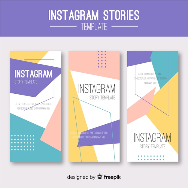 Шаблон истории из Instagram