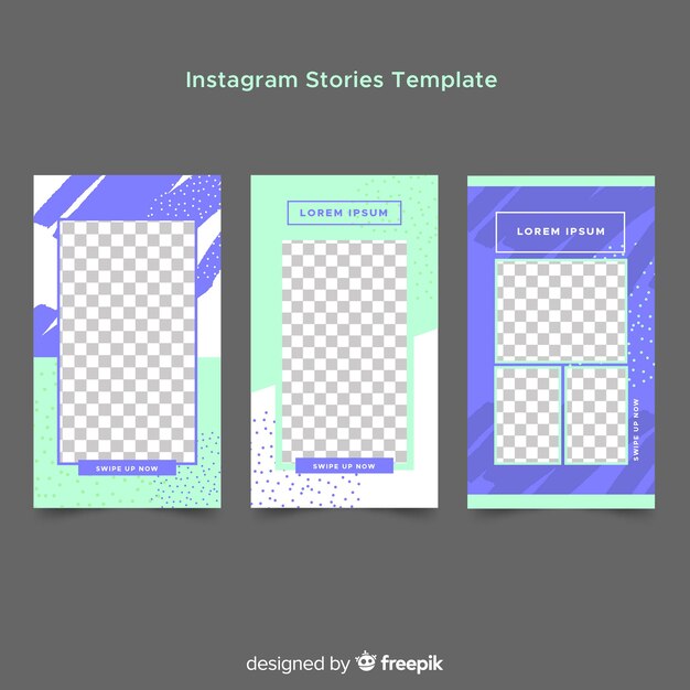 Instagram stories template