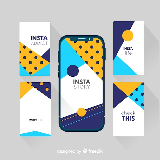 Instagram stories template