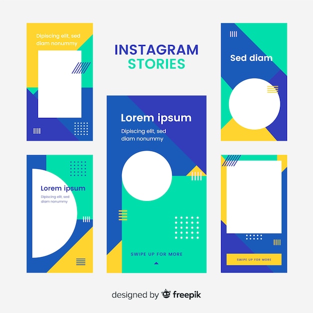 Instagram stories templates