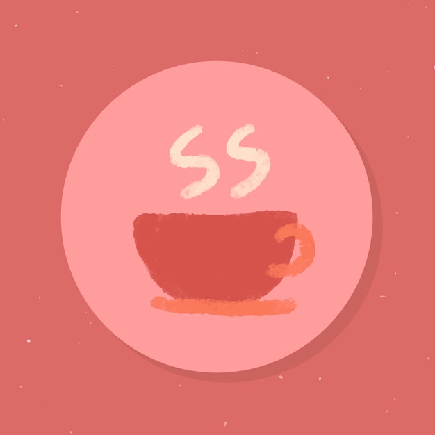 Free vector instagram story highlight hot drink icon vector