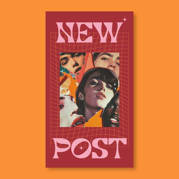 Instagram story template design